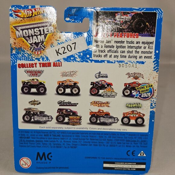 Hot Wheels Monster Jam Cutting Corners Tattoo Edition 21572 NIB (K207) - Picture 5 of 5
